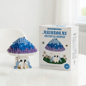 Конструктор "Mushrooms" Синий гриб №7252 (310 деталей)