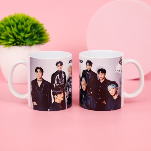 Кружка "K-pop" Ateez 300 мл оптом со склада!