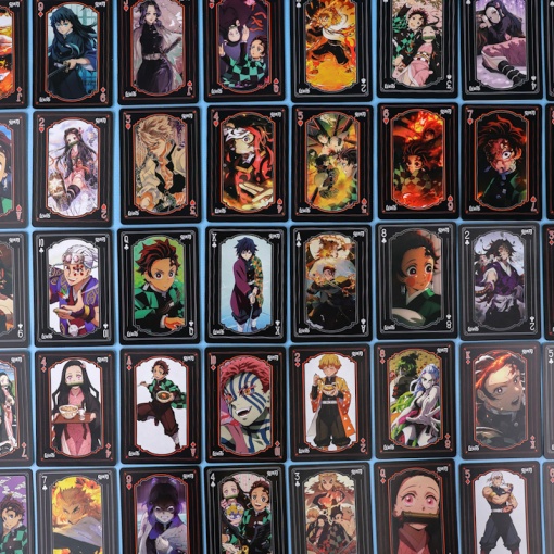 Набор игральных карт "Demon Slayer" C, в коробке 24шт