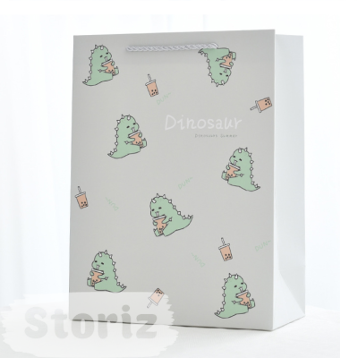 Подарочный пакет "Dinosaur" S 15.5x14 см