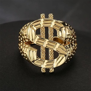 Кольцо "Dollar" золотой