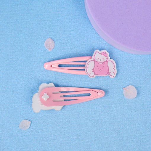 Заколка-хлопушка "Huge Kt", 1шт.