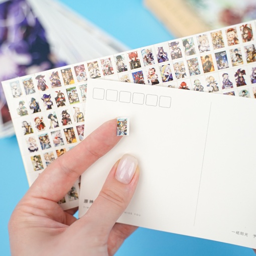 Набор почтовых открыток "Genshin Impact" A