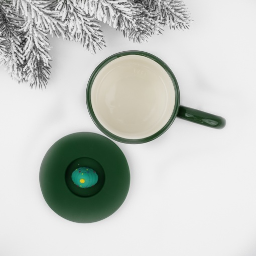 Кружка "НГ Ёлка" зеленый, 400 мл оптом со склада!