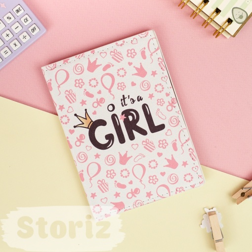 Обложка на паспорт "It's a Girl"