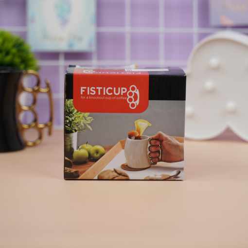 Керамическая кружка "Кастет" черная с золотистой ручкой, 400 мл оптом со склада!