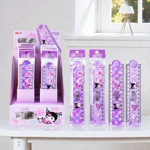 Линейка складная "Куро" №9905, 30см, в ассортименте 1шт