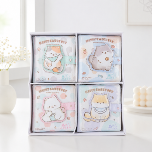 Набор мини-блокнотов "Happy sweet pet" в ассортименте 12шт