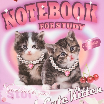 Блокнот на кольцах "Cute Kitten" А5