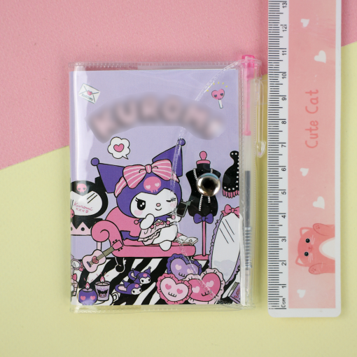 Мини-блокнот с ручкой "Kuro", в асортименте 1 шт.  