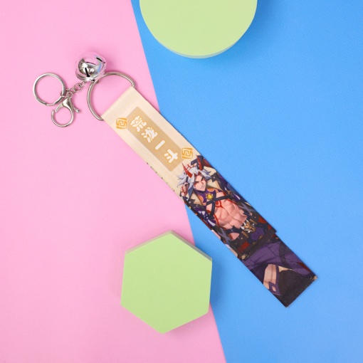 Брелок "Genshin Impact" Аратаки Итто (ribbon)