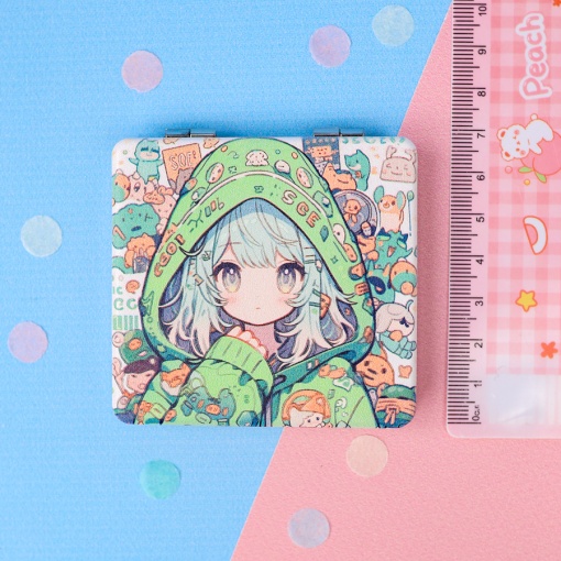 Зеркальце карманное "Anime Girl" 506Z46