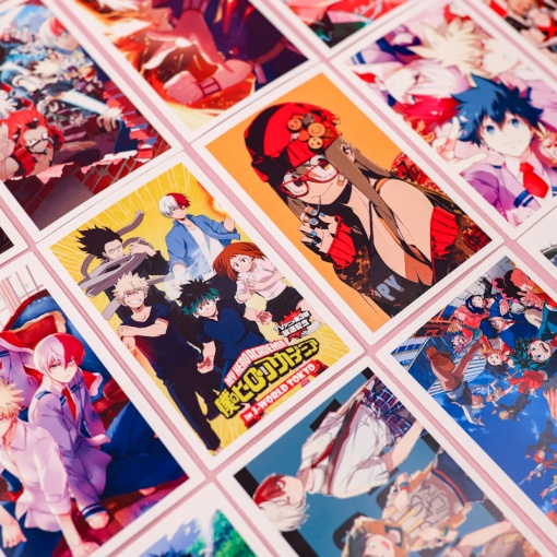 Набор картонных карточек "My Hero Academia № 3" 30шт.