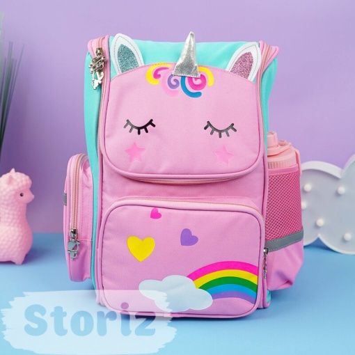 Рюкзак школьный "Cute unicorn" розовый