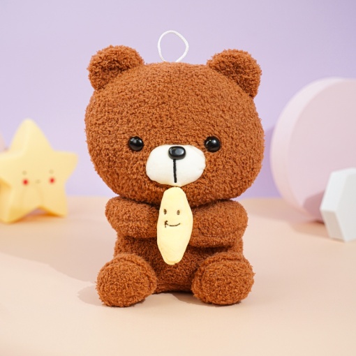 Мягкая игрушка "Медведь с бананом" 25см