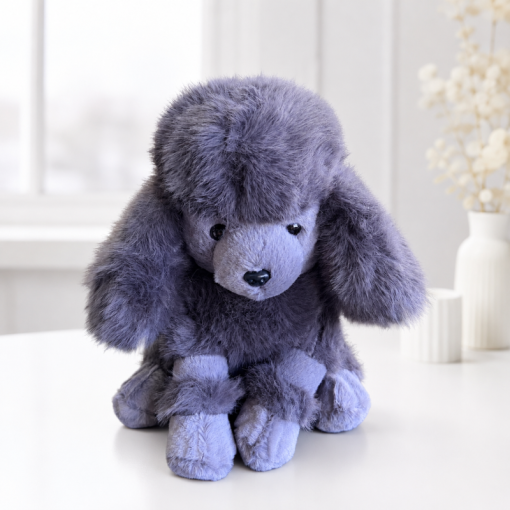 Мягкая игрушка "Poodle fluffy" 25см, серый, 1шт