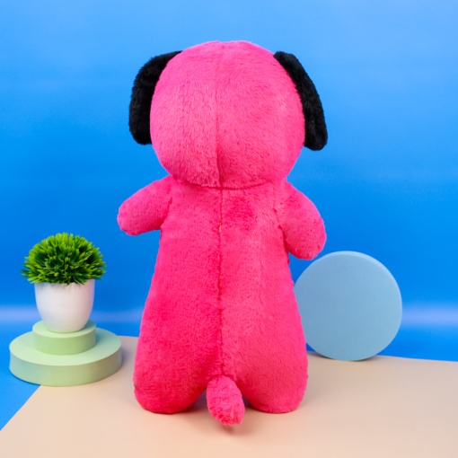 Мягкая игрушка "Собачка" ярко-розовый, 60 см