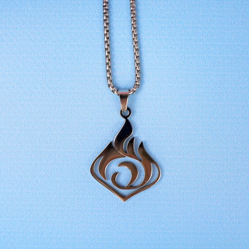 Кулон на цепочке "Пиро"