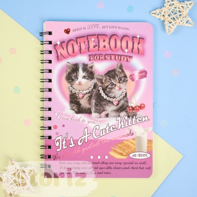 Блокнот на кольцах "Cute Kitten" А5
