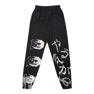 Косплей "Street style" с принтом, черный, L