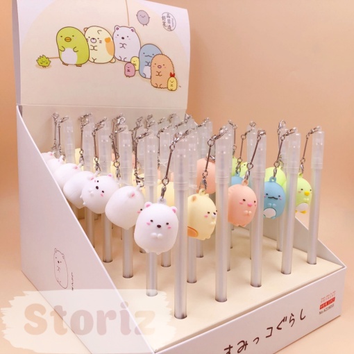 Ручка с брелком "Sumikko Gurashi"