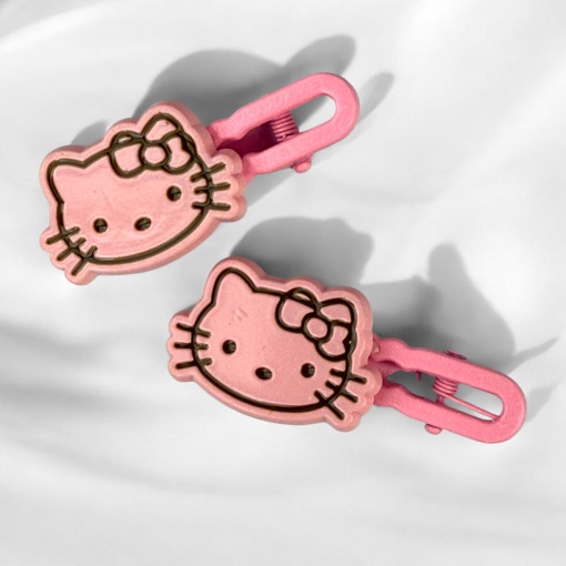 Набор заколок "Hello Kt" розовый, 2шт.