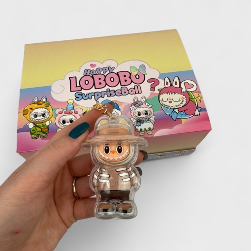 Набор брелков Surprise "Labubu Lobobo" happy №2024, 12шт