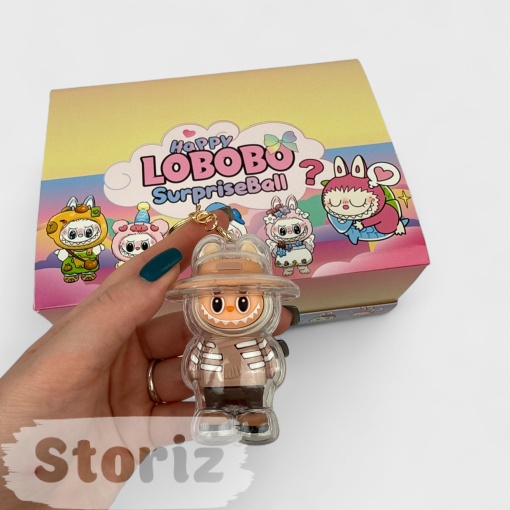 Набор брелков Surprise "Labubu Lobobo" happy №2024, 12шт