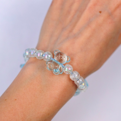 Браслет "Медвежата" голубые