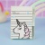 Мини-блокнот с ручкой "Unicorn"