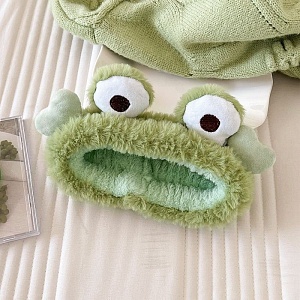 Повязка для волос "Frog" зеленая