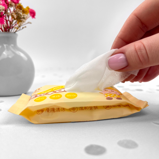 Набор влажных салфеток Mini "Pineapple Bag" (8уп. по 8шт.)