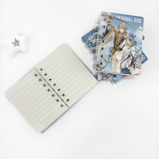 Блокнот на кольцах "Genshin Impact" №31-08, в ассортименте 1шт