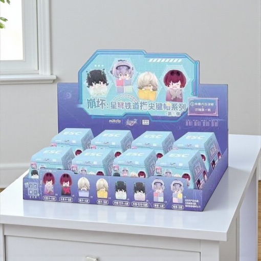 Набор брелков-кейкапов Surprise "Honkai Star Rail" в ассортименте 8шт