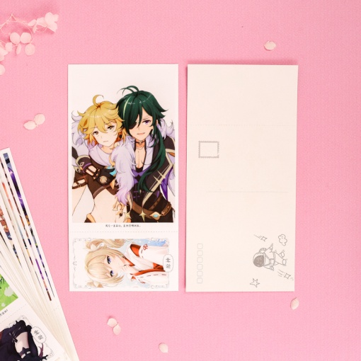 Набор почтовых открыток "Genshin Impact" №09