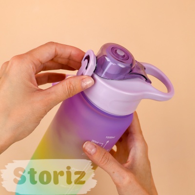 Бутылочка "Градиент" фиолетовый, 1000 мл оптом
