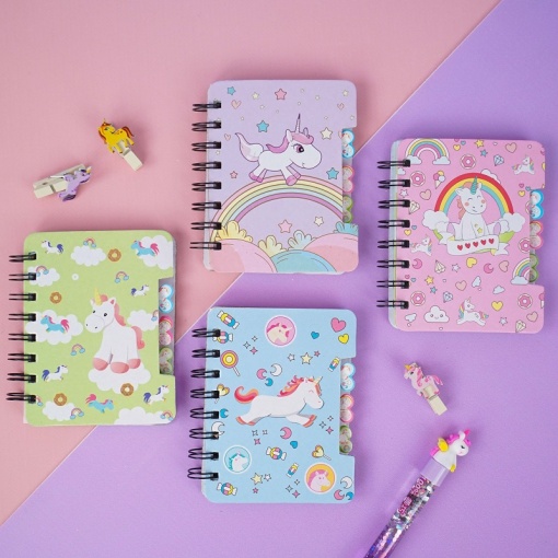 Блокнот на кольцах "Unicorn" B7