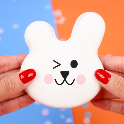 PowerBank "Зайка" с грелкой для рук, белый (3000 mAh)