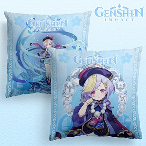 Подушка декоративная "Genshin Impact" Ци Ци, 40x40см (1 серия)