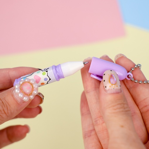 Мини-блокнот с ручкой "Кошачья лапка", в ассортименте 1шт.