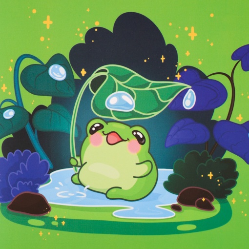 Тетрадь "Лягушка на пруду" зеленый, 48 листов (STORIZ) 