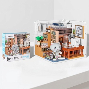 Конструктор "Inbrixx" cat room, голубой №885002 (245 деталей)