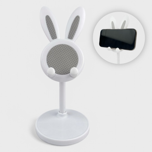 Подставка для телефона "Зайка" белый