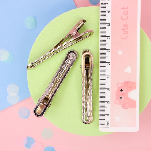 Набор заколок "Silver" Волны, 3 шт.