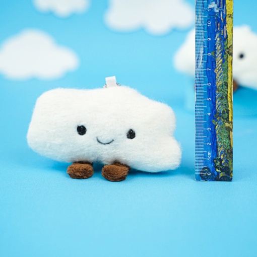 Мягкий брелок "Облако" белый, 10 см