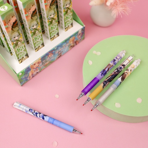 Набор ручек "Genshin Impact" 2154, в шоу-боксе, 24шт