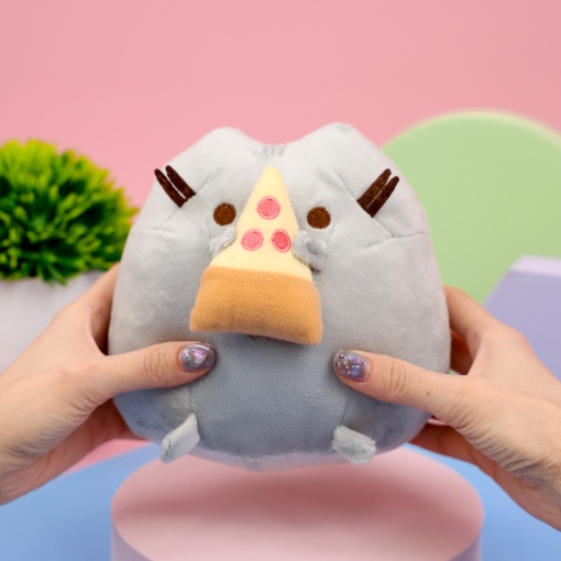 Мягкая игрушка "Пушин с пиццей", 15 см