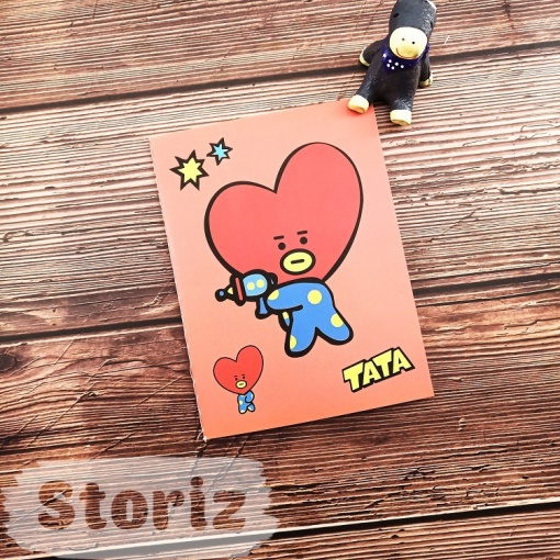 Блокнот "BTS" Tata, 9.5x12.5 см