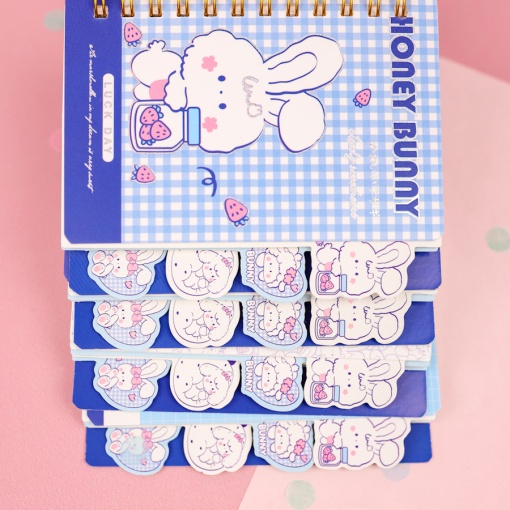 Мини-блокнот на пружине "Honey Bunny" 9,6*11,6 см, в ассортименте 1шт