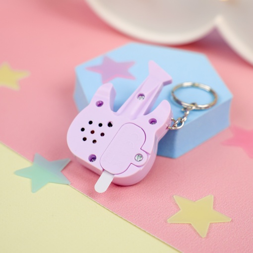 Брелок-антистресс "Гитара", фиолетовый